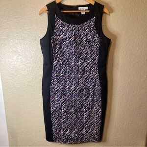 Liz Claiborne A-Line Dress Women’s Size 12 Business Career Geo Contemporary